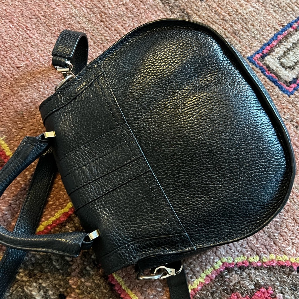 Demellier Black Mini Venice Crossbody Handbag